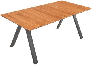 Tisch Davina aus Alu / Teak FSC 100%