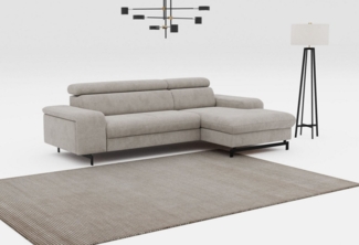 COTTA Ecksofa Emma L-Form, mit Kopfteilverstellung, wahlweise mit Bettfunktion & Bettkasten