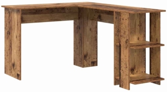vidaXL Eck-Schreibtisch Altholz 140 x 113,5 x 75 cm Holzwerkstoff 869560
