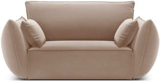 Micadoni Sessel Kaelle 1-Sitzer Samt Beige