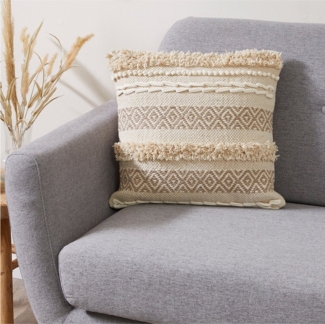 Andiamo Dekokissen Livia, Ethnomuster, gestreift, Kissenhülle mit Füllung, eckig, 45x45 cm