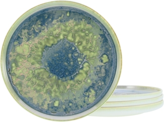 Yuki Grün-blau, Speiseteller 4-tlg (mo)