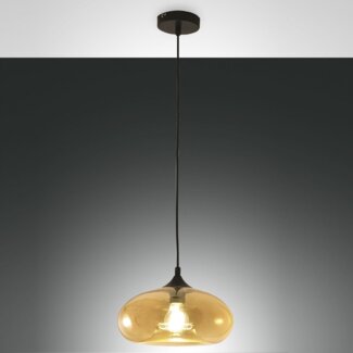 FABAS LUCE 3489-40-125 Pendelleuchte Ela amber 27cm