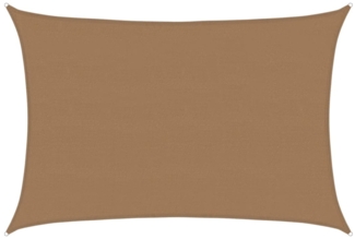 vidaXL Sonnensegel 160 g/m² Taupe 5x7 m HDPE 311412