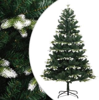 vidaXL Künstlicher Weihnachtsbaum Klappbar Beschneit 210 cm 356758