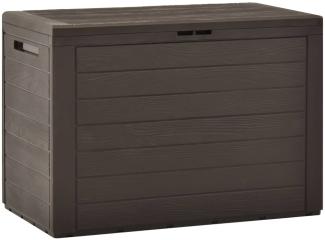 vidaXL Gartentruhe Braun 78x44x55 cm 49442