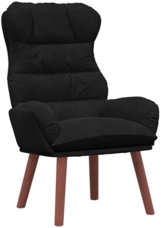 vidaXL Sessel Schwarz 69 x 74 x 93 cm Samt 42001893