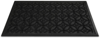 Wecon home Fußmatte Midnight Mosaic, rechteckig, Höhe: 4 mm, pflegeleicht, rutschfest, Ornamente, Innen & Außen, Schmutzfangmatte