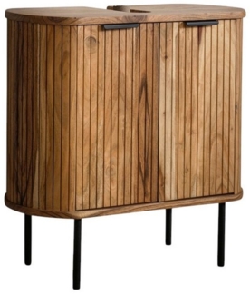 Waschbeckenunterschrank 70x60cm 'Atlantic' Akazie massiv