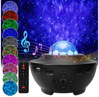 MUPOO LED-Sternenhimmel LED Sternenhimmel Projektor,Galaxie Sternenlicht Projektor lampe, mit Fernbedienung und Timer