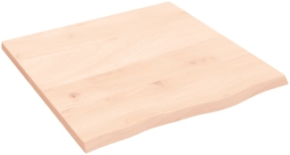 vidaXL Waschtischplatte 60 x 60 x 2 cm Massivholz Unbehandelt 3156014