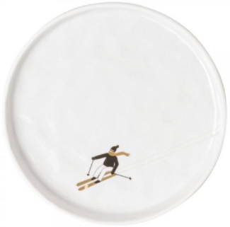 Räder Geschirr Design Teller Schneetag Skifahren (15cm)