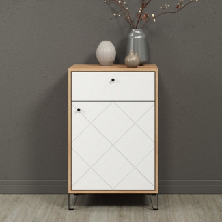 Places of Style Kommode Tarragona (1 St), Kommode, Tür, Schublade & Soft-Close - (B/T/H) 63/40/96 cm