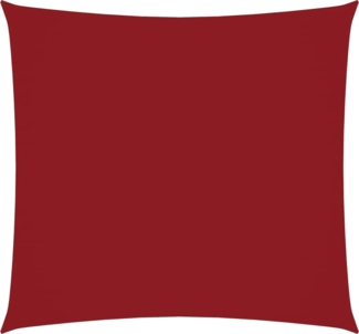 vidaXL Sonnensegel Oxford-Gewebe Quadratisch 7x7 m Rot 135638