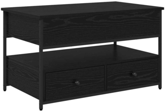 vidaXL Couchtisch Schwarz Eichen-Optik 85 x 50 x 50 cm Holzwerkstoff 883057