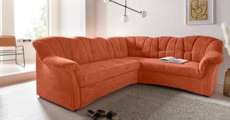 DOMO collection Ecksofa Papenburg B/T/H: 242/190/84 cm L-Form, wahlweise mit Bettfunktion, Langer Schenkel links oder rechts