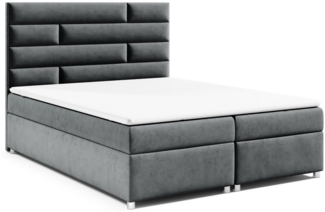 Best for Home Boxspringbett mit Bettkasten Trinity K-5 Bonellfederkern inkl. 7 cm Topper (140x200 160x200 180x200 200x200 cm), Handwerksqualität, TOP Preis-Leistungs-Verhältnis