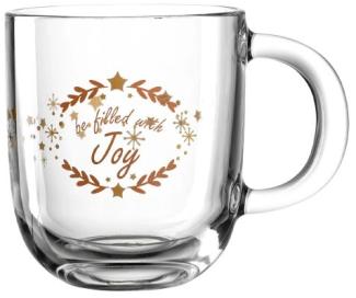 Leonardo STELLA Tasse 400 ml gold 'be filled with joy' - A