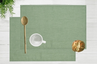 my home Platzset Aolva, (2-St), 45 x 30 cm, Strukturiert, modern, basic, Esszimmer, Wohnzimmer, Deko