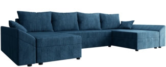 Ecksofa Chione U Cord (Farbe: Poso 5)