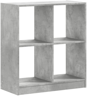 vidaXL Bücherregal Betongrau 68,5x32x75 cm Holzwerkstoff 852810