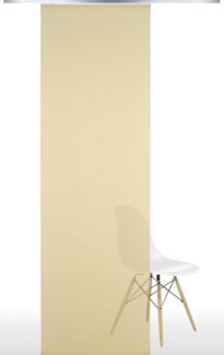 Liedeco Schiebegardine, Klettband (1 St), halbtransparent, HxB: 245x60, ohne Paneelwagen
