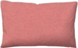 biberna Melange-Flanell Kopfkissenbezug MELANGE UNI, terra