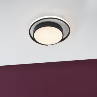 Nova Luce 9081206 ODREY LED Deckenleuchte 40cm 3000K Schwarz