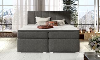 Bolero 180X200, Boxspring Bett, Dunkelgrau