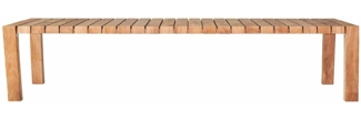 Gartenbank Manti aus Teakholz, 80 cm