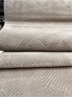 Rutschfester Beiger Läuferteppich 150 x 180 cm Polyester Beige 88685357 [en. casa]