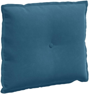 vidaXL Rückenkissen Blau 60 x 50 cm Cordstoff 42014674