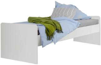 Jugendbett Joker Bettgestell Einzelbett 90x200 cm weiß