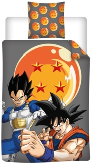 Dragon Ball Z Bettwäsche 140x200 cm + Kissenbezug 65x65 cm Kinderbett