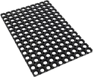Andiamo Fußmatte Gummi Ringmatte, rechteckig, Höhe: 15 mm, Schmutzfangmatte, In- und Outdoor geeignet, besonders robust