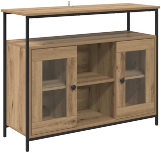 vidaXL Sideboard Artisan-Eiche 100 x 35 x 80 cm Holzwerkstoff 882816