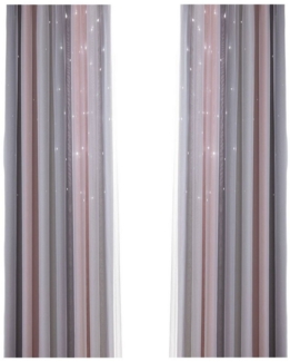 OKWISH Verdunkelungsvorhang 2er Set Verdunklungsvorhänge Vorhang Vorhänge Gardinen Curtains, Ösen (2 St), verdunkelnd, Polyester, Schlafzimmer Thermovorhang Ösen Wärmeisolierend gegen Kälte Blickdicht