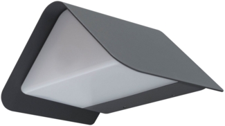 HEITRONIC LED Wandleuchte Java, LED fest integriert, Warmweiß, Wandlampe, Außenlampe, matter Lichtaustritt nach vorne und unten