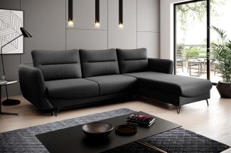 Wohnideebilder Silva Schwarz Couchgarnitur CO-SIL-RT-10FL