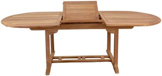 LC Garden »Kuta« Gartentisch oval 180/240x100cm