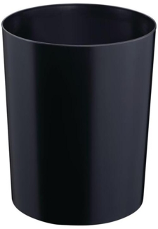 Papierkorb 13 L, H 300 x Ø 245 mm schwer entflammbar Ku. schwarz ZWINGO ""