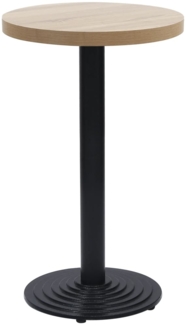 vidaXL Bistrotisch-Gestell Schwarz Ø43x72 cm Gusseisen 325426