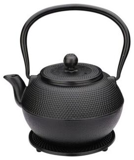 Weis 17944 Teekanne Gusseisen 1,1L mit Sieb und Untersetzer