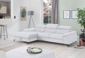 COTTA Ecksofa Kitty L-Form, B: 242 cm, mit Kopfteilverstellung, optional Bettfunktion & Bettkasten