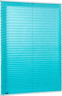 K-HOME Plissee Klemmfix Pisa, Lichtschutz, ohne Bohren, verspannt, Klemmfix, Crushed-Optik