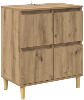 vidaXL Sideboard Artisan-Eiche 60 x 35 x 70 cm Holzwerkstoff 881264