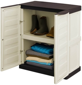 GarPet Garten-Geräteschrank Gartenschrank Kunststoff Geräteschrank Wetterfest Wasserdicht