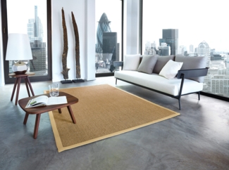 Sisal Premium Teppich ASTRA Manaus hanf/sahara 300x300cm