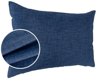 ANRO Dekokissen MrJack Zierkissen, Sofakissen 40x40 cm ohne Füllung Jeansblau