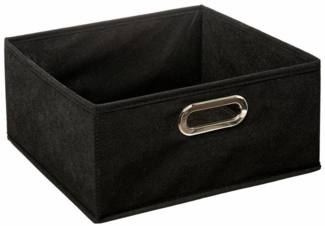 5five Simply Smart Aufbewahrungskorb Mix N Modul, Schwarz, 31 x 15 cm